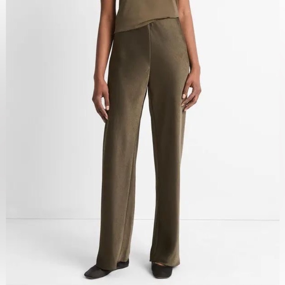 Vince Fluid Satin Bias Pant